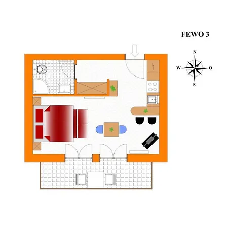 Studio-appartement Mit Balkon By Interhome *